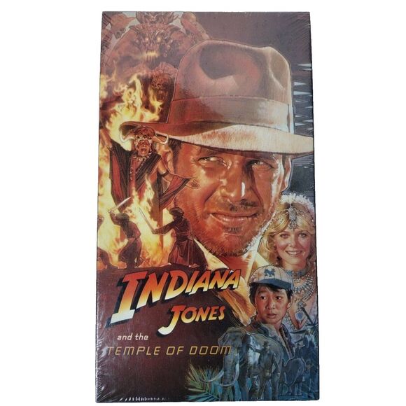 FACTORY SEALED Indiana Jones & The Temple Of Doom VHS 1984 PARAMOUNT SEAL EXC